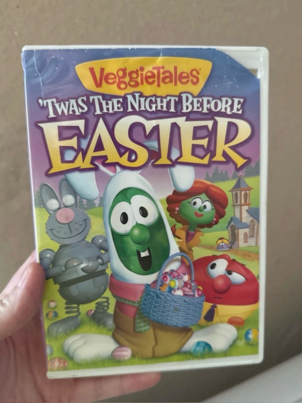 Veggie tales 'Twas The Night Before Easter - Kids Easter DVD (Purple, Green)